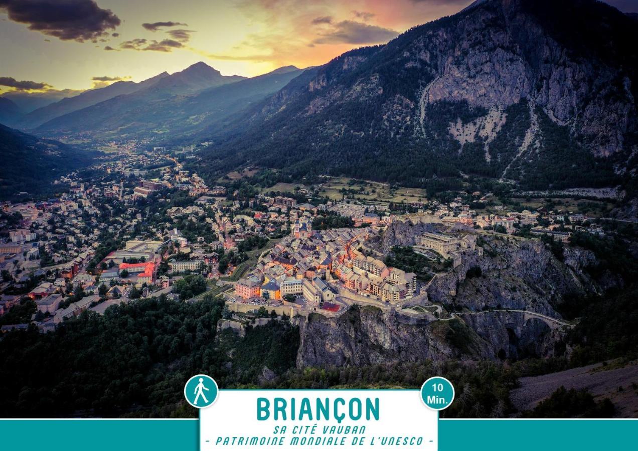 Briancon - Serre Chevalier 1200 - Joli Appartement - Face Aux Pistes En Centre Ville Kültér fotó