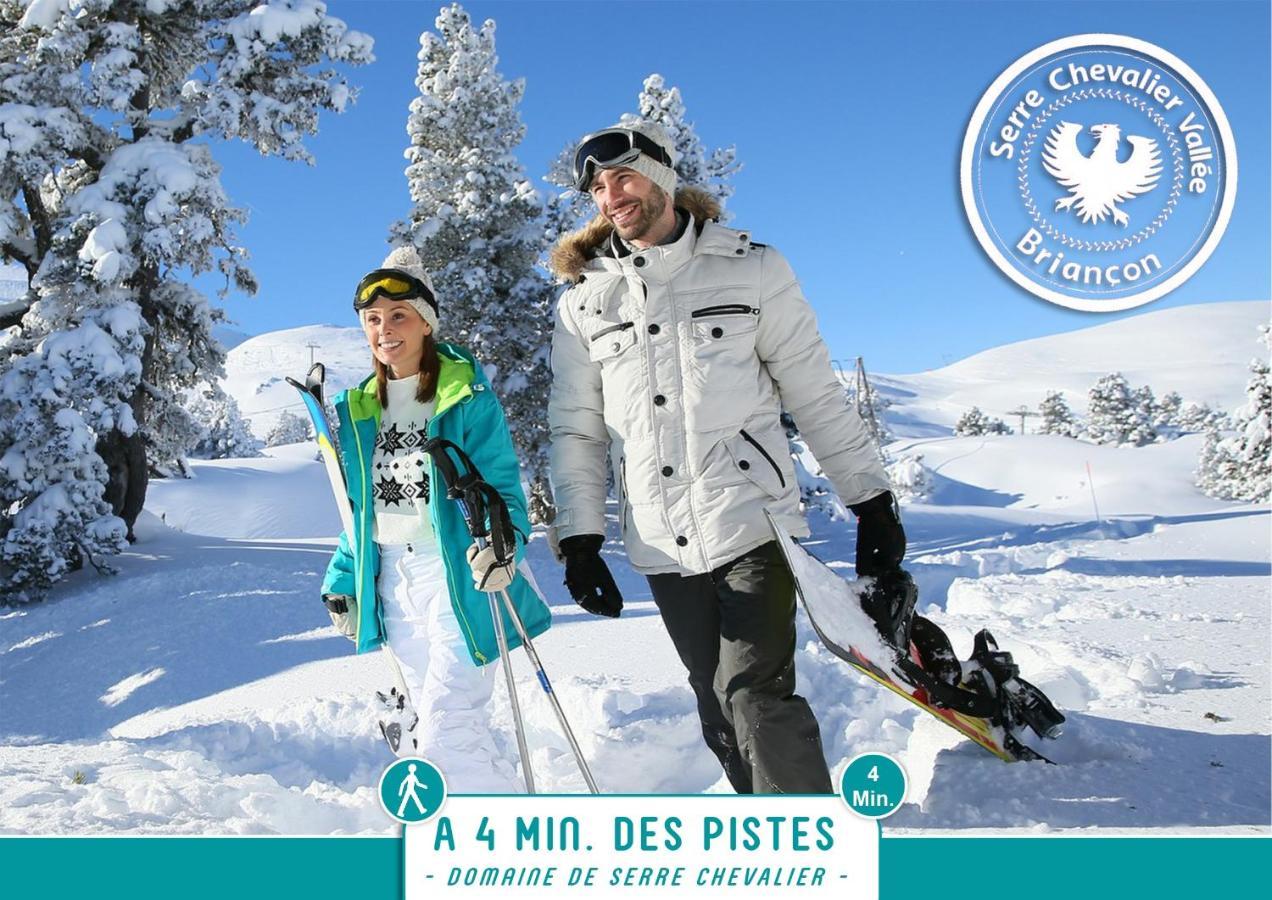 Briancon - Serre Chevalier 1200 - Joli Appartement - Face Aux Pistes En Centre Ville Kültér fotó
